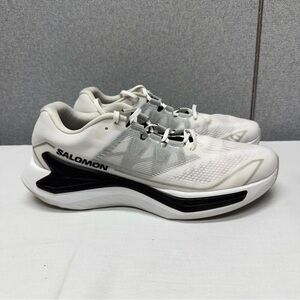 Salomon White and Black Athletic Shoes